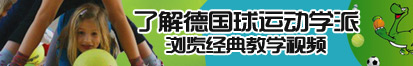 性屄屌网了解德国球运动学派，浏览经典教学视频。